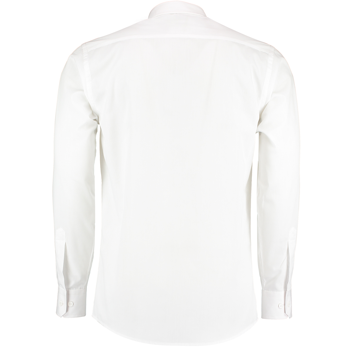 kk142-wte-19 Kustom Kit KK142 White 35% Cotton, 65% Polyester Shirt 19