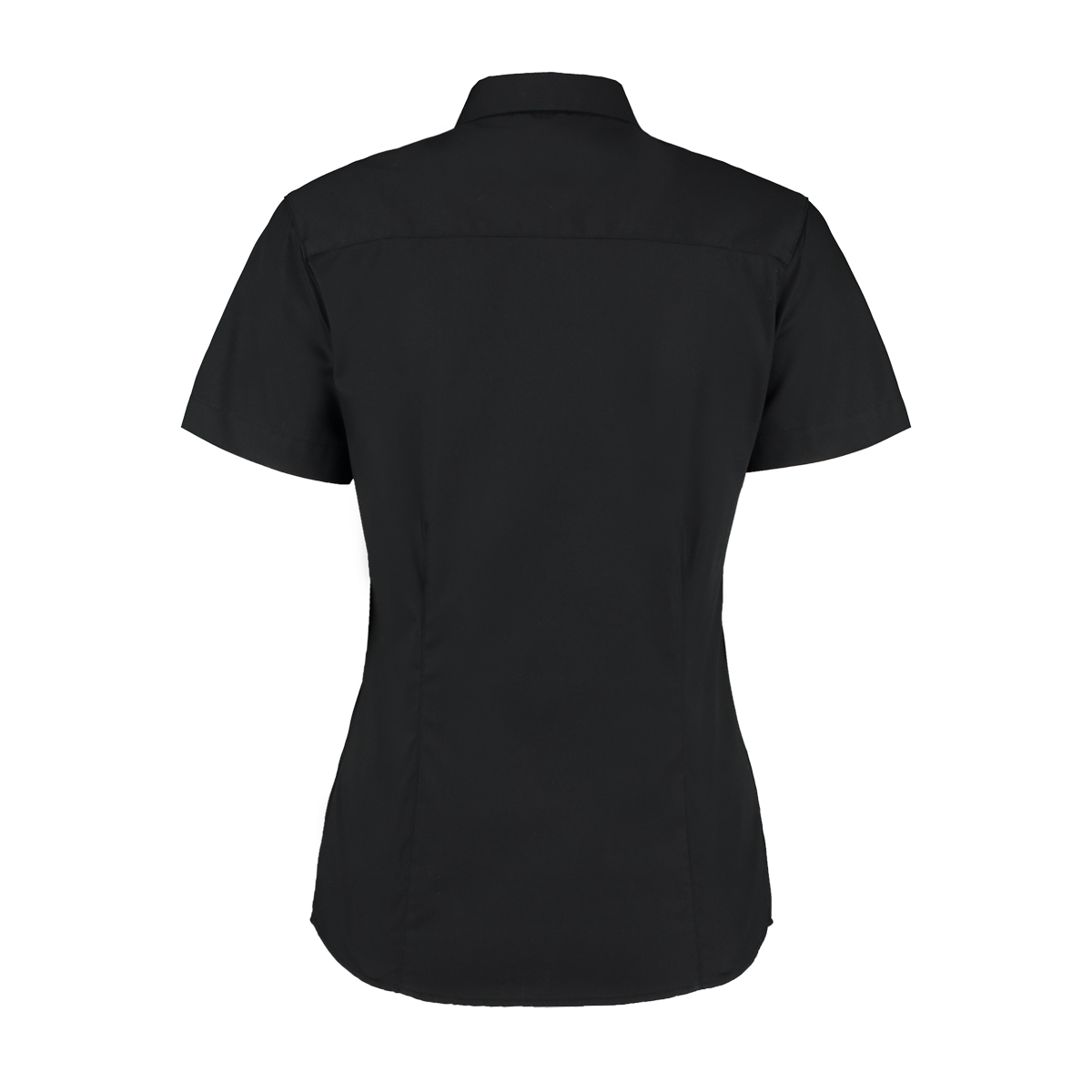 kk701-blk-8 Kustom Kit KK701 Black Polyester, Cotton Shirt 8