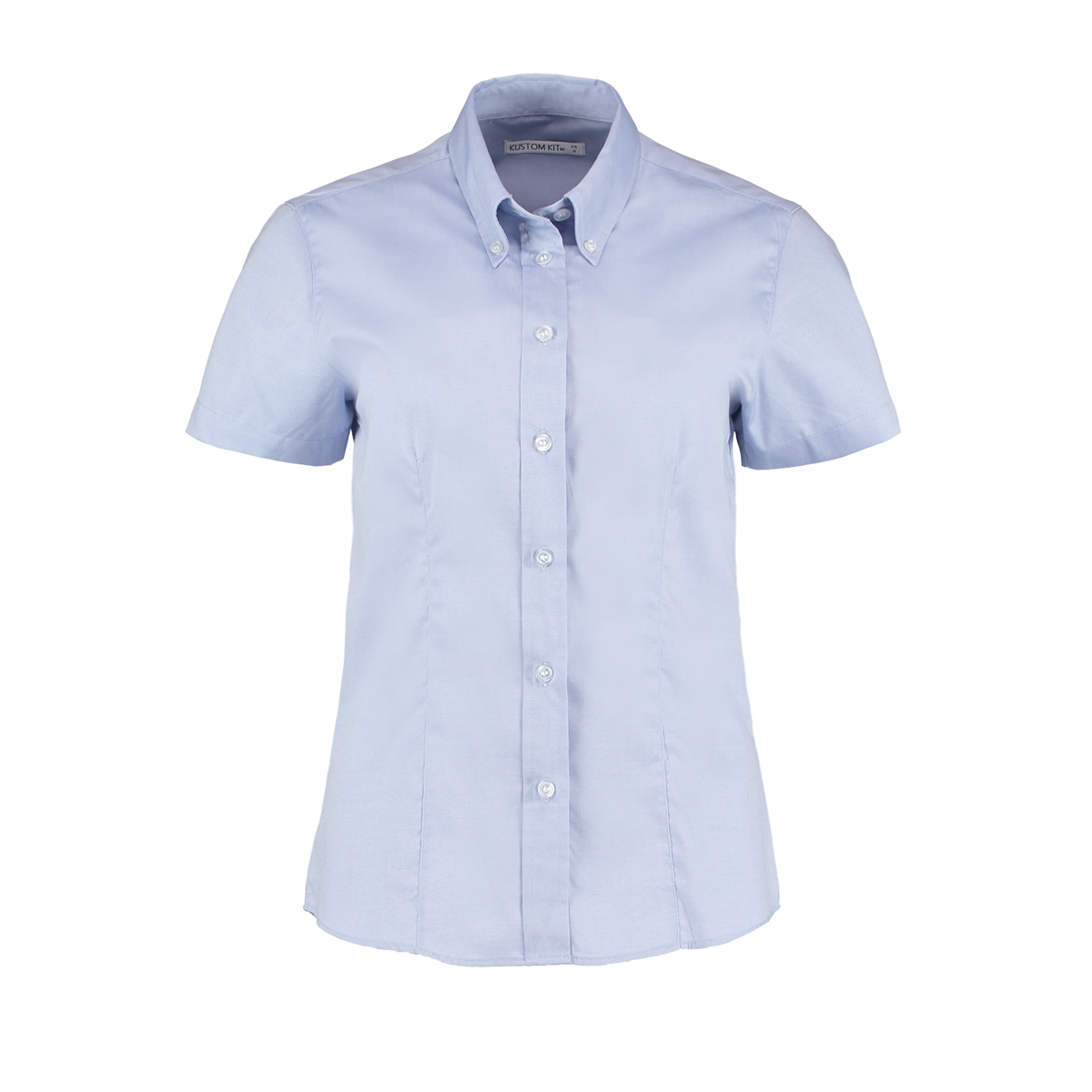 Kustom Kit KK701 Light Blue 15% Polyester, 125 GSM, 85% Cotton Shirt 16