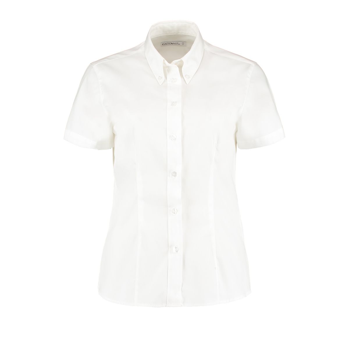 Kustom Kit KK701 White Cotton, Polyester Shirt 6