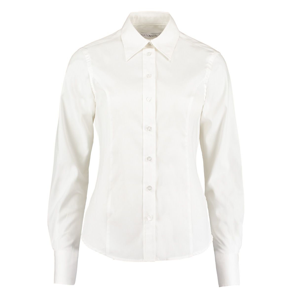 Kustom Kit KK702 White Cotton, Polyester Shirt 18