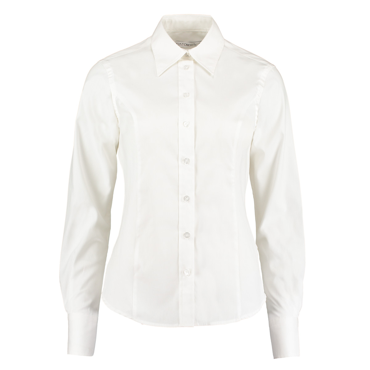 Kustom Kit KK702 White Polyester, Cotton Work Shirt 88 cm