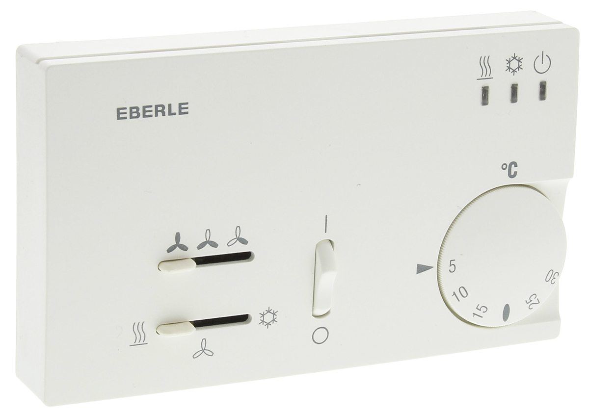 Eberle SPDT Thermostat, 6 A, 230V ac, 30 °C, 5 °C