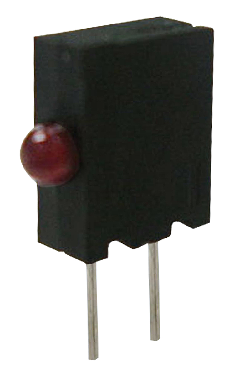 Kingbright KM2520EH/1ID Red Right Angle PCB LED Indicator, 1 LEDs 3 mm (T-1) 2.5 V