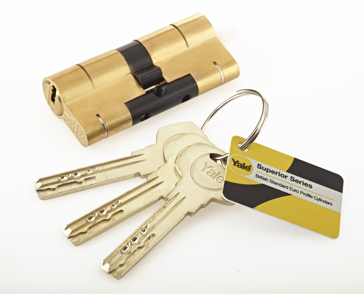 Yale1 Euro Cylinder Lock (70 mm)