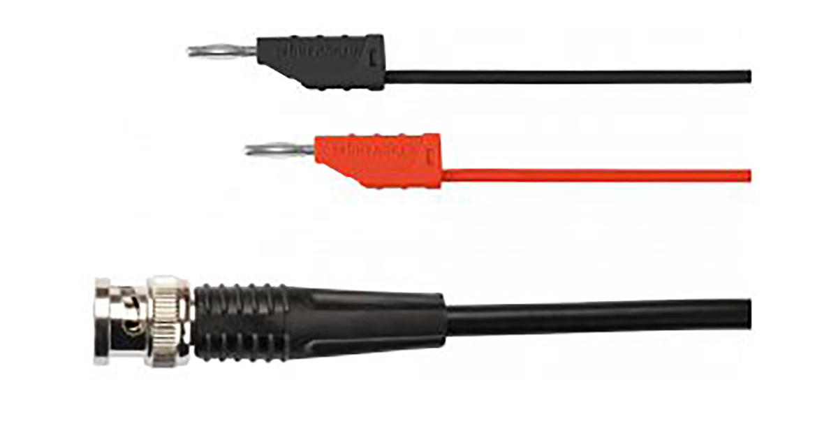 Schutzinger BNC Test Lead, Red, Black, 500 mm Lead Length