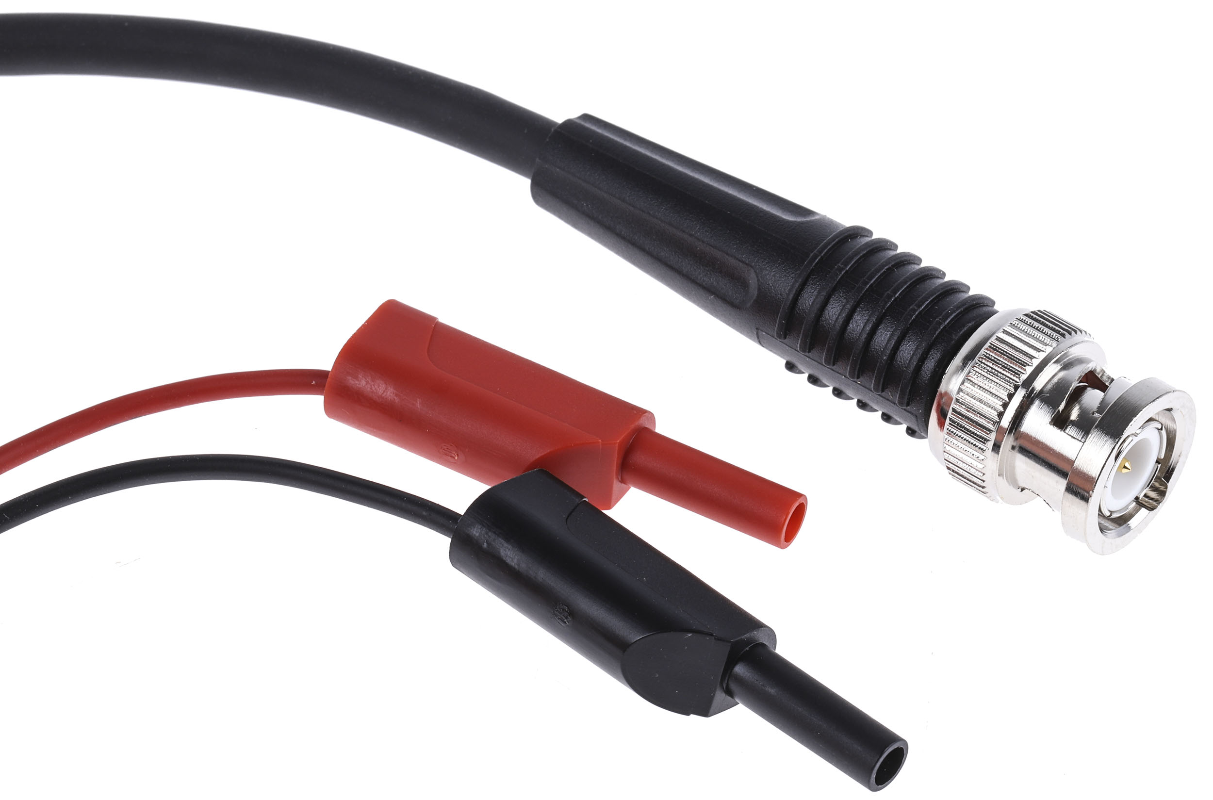 Schutzinger BNC Test Lead, Red, Black, 500 mm Lead Length