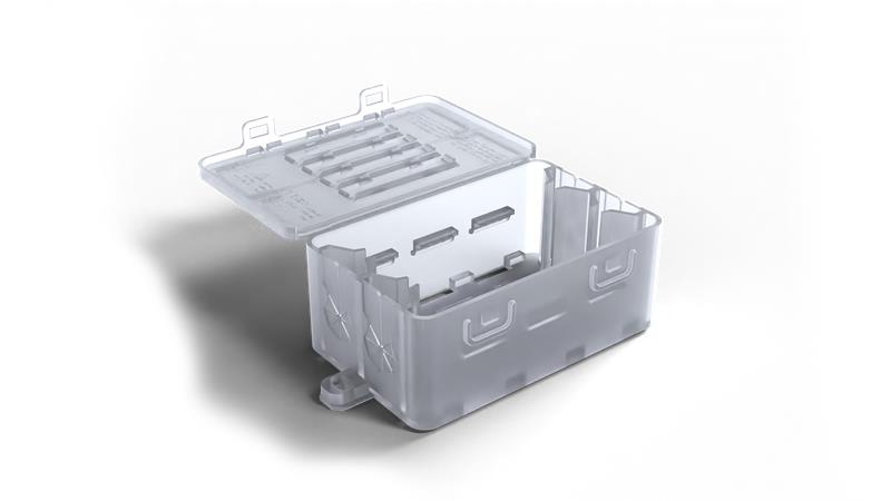 WISKA KonnektIT Series Transparent Polypropylene Junction Box, IP20, 100 mm, 51.5mm 52 mm