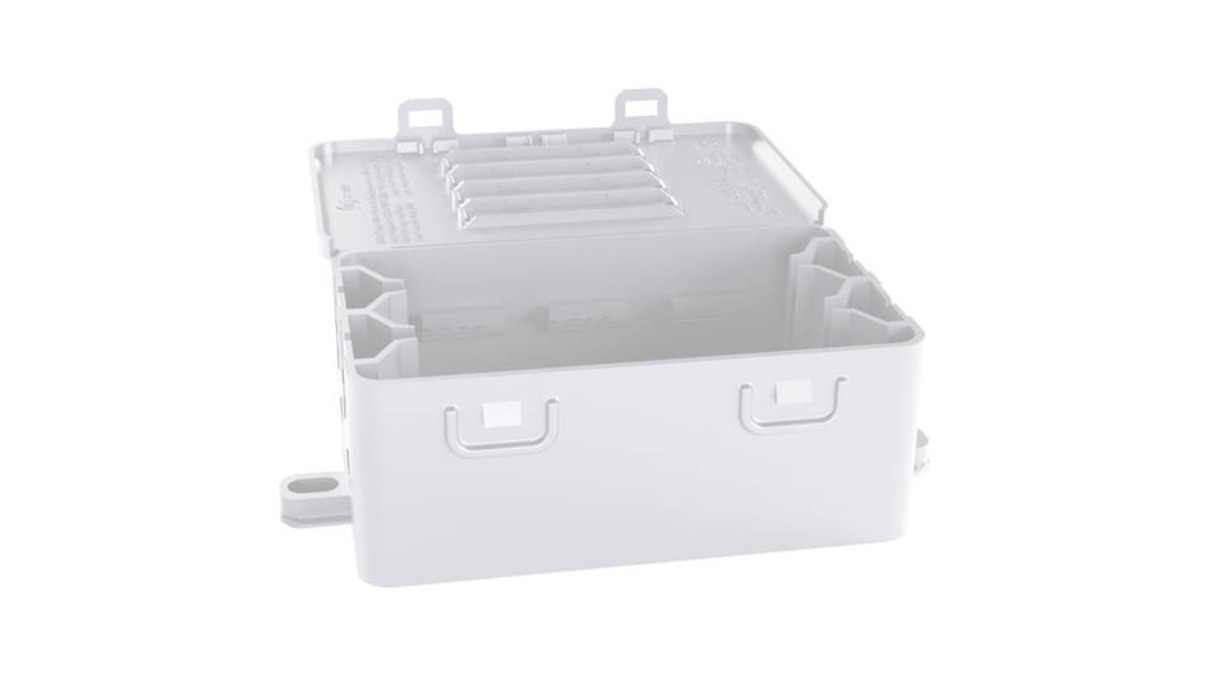WISKA KonnektIT Series Transparent Polypropylene Junction Box, IP20, 100 mm, 52mm 34 mm