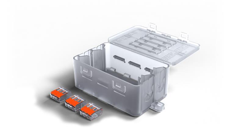 WISKA KonnektIT Series Transparent Polypropylene Junction Box, IP20, 100 mm, 52mm 34 mm