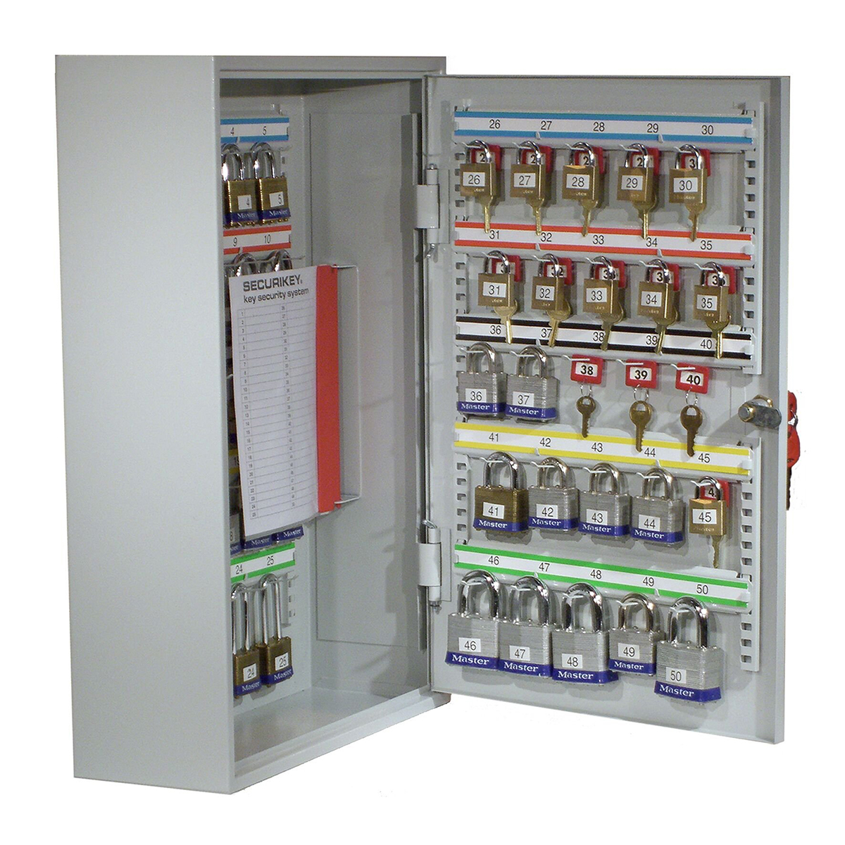 kp050 Securikey KP050 50 Grey Steel Key Cabinet Wall