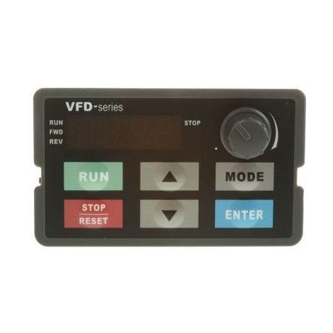 Delta Electronics Detachable Digital Keypad KPE Series Keypad for Use with C200 Series Control Drive