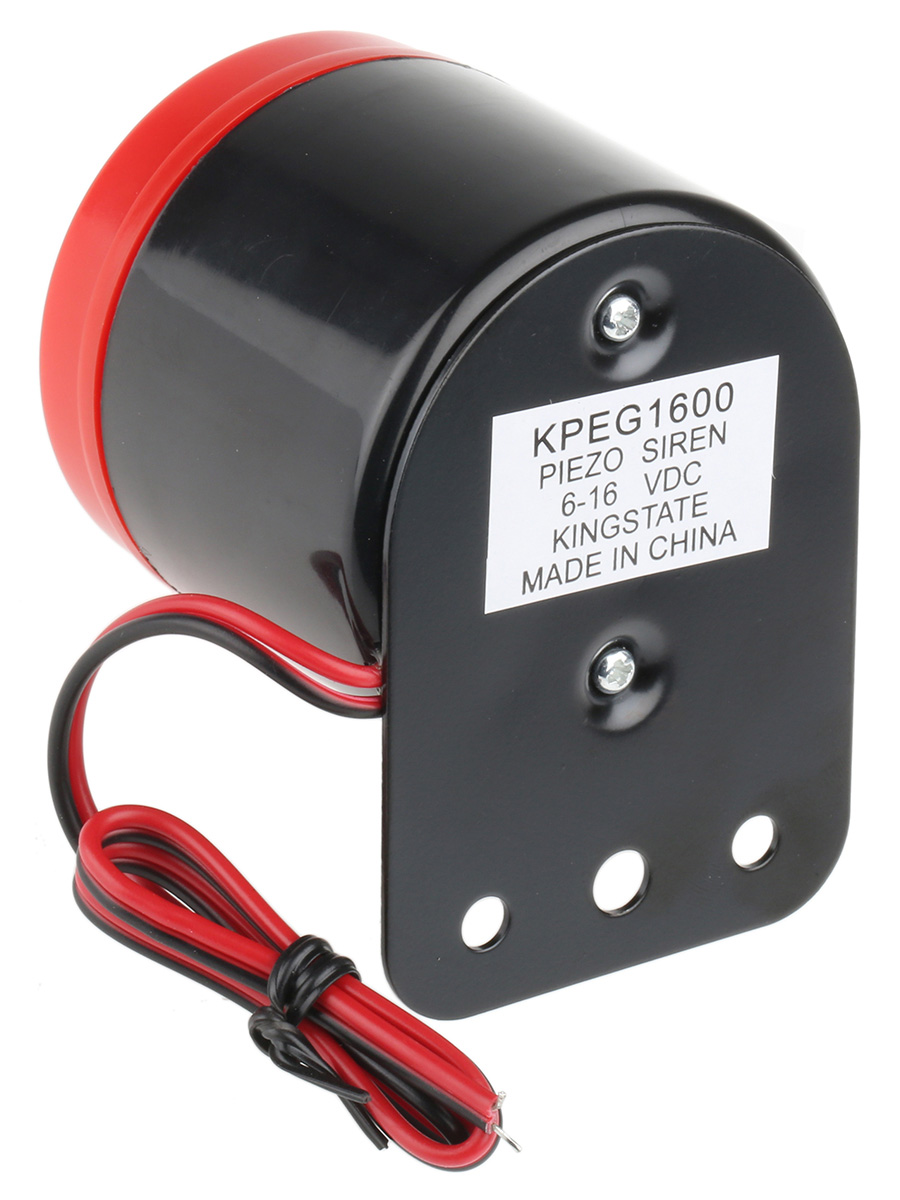 kpeg1600 Kingstate KPEG Series Siren, 16V dc, 6 V dc