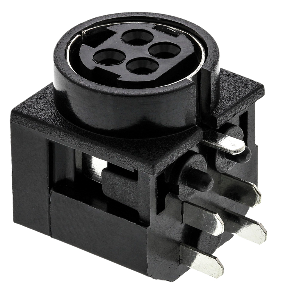 Kycon, KPJX Right Angle DC Socket 7.5A, 48V dc, PCB, length 17.0 mm, Tin