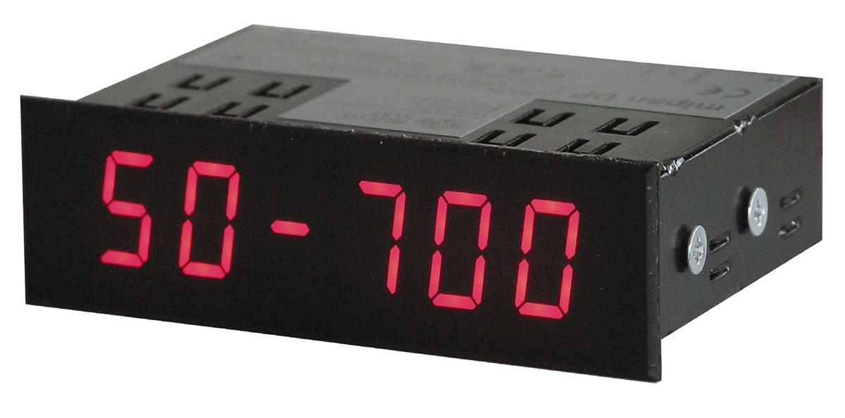 microSYST MIPAN 7 Segment LED Digital Panel Multifunction Meter for Profinet,  22.2 mm  x 93 mm