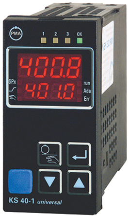 P.M.A KS40 Panel PID Temperature Controller 5 Input, 2 Output Relay 250V ac On-Off