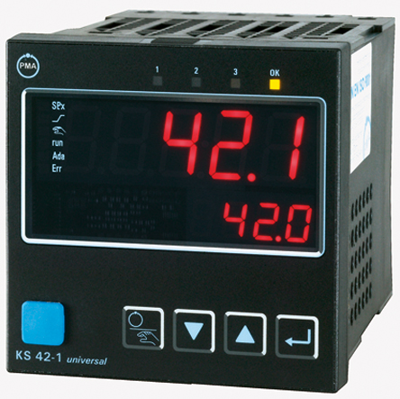 P.M.A KS42 Panel PID Temperature Controller 5 Input, 2 Output Relay 250V ac On-Off