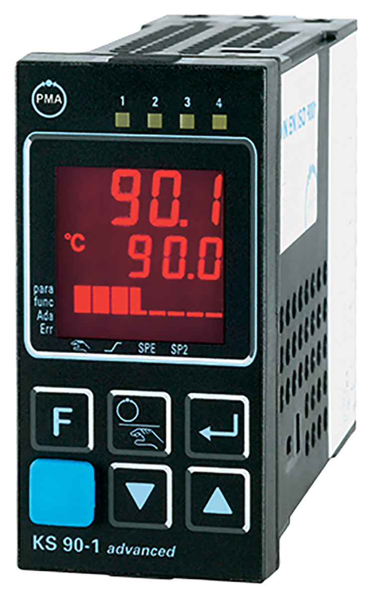 P.M.A KS90 Panel PID Temperature Controller, 2 Output Relay 250V ac On-Off