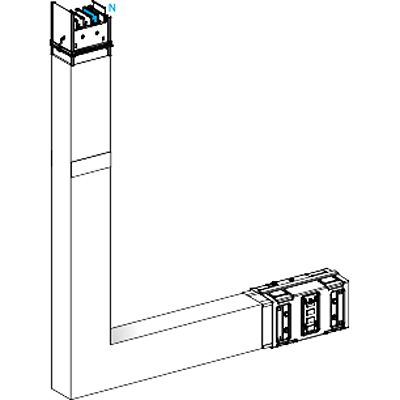 Schneider Electric Cross Elbow Busbar Trunking, 1000A, 800 mm, Odace Series