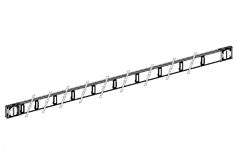 Schneider Electric Horizontal Distribution Busbar Trunking, 100A, 5 m, Canalis Series