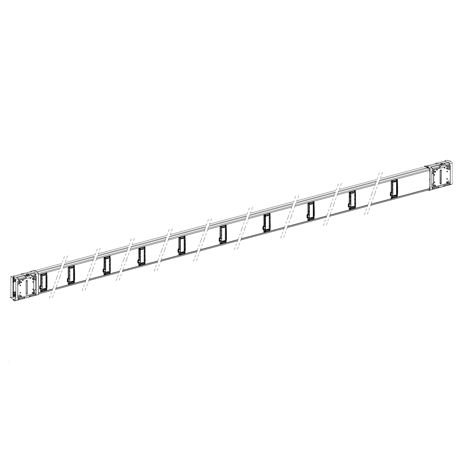 ksa100ed45020 Schneider Electric Horizontal Distribution Busbar Trunking, 100A, 5 m, Canalis Series