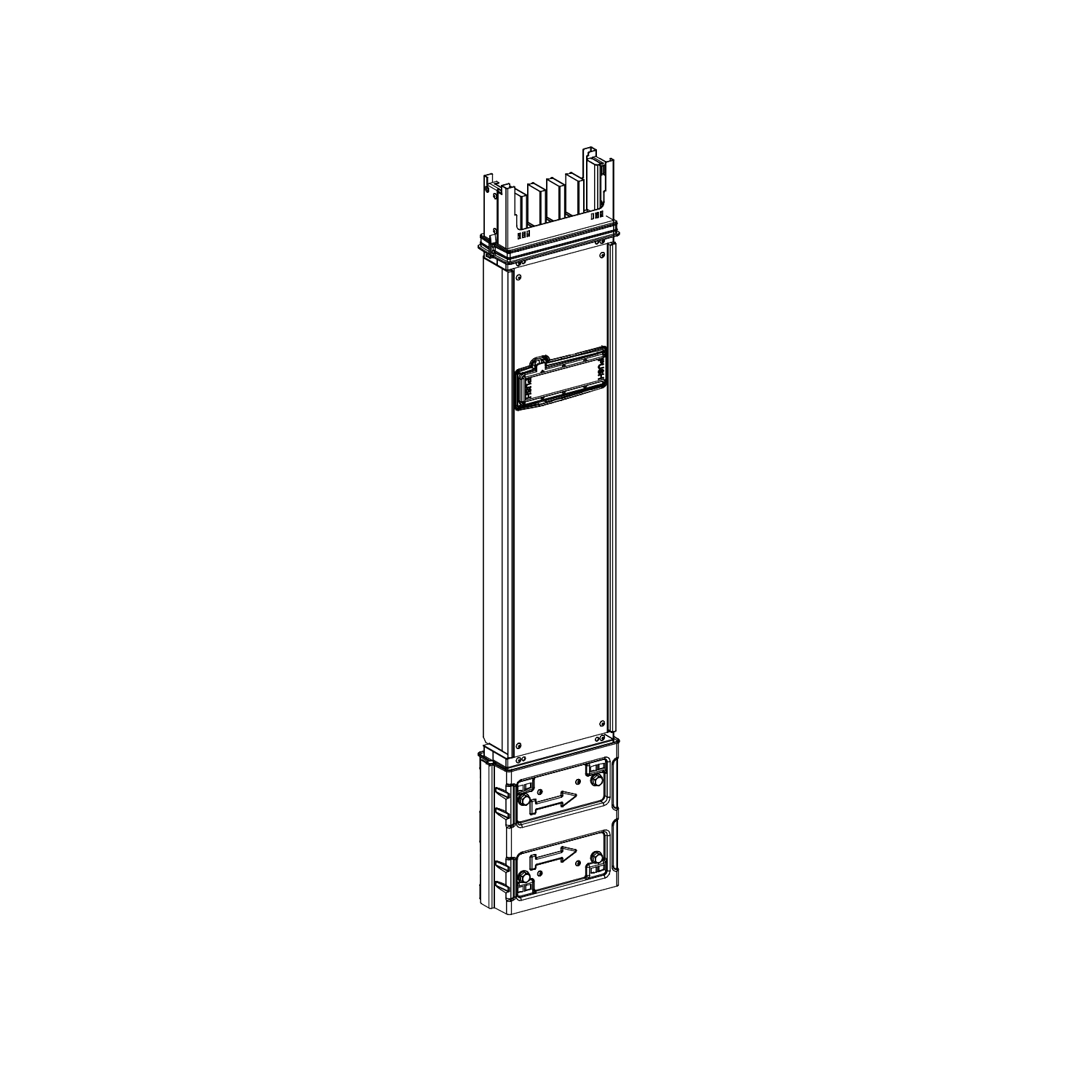 ksa250ed4081 Schneider Electric Cable Trunking, 800 mm, Canalis Series