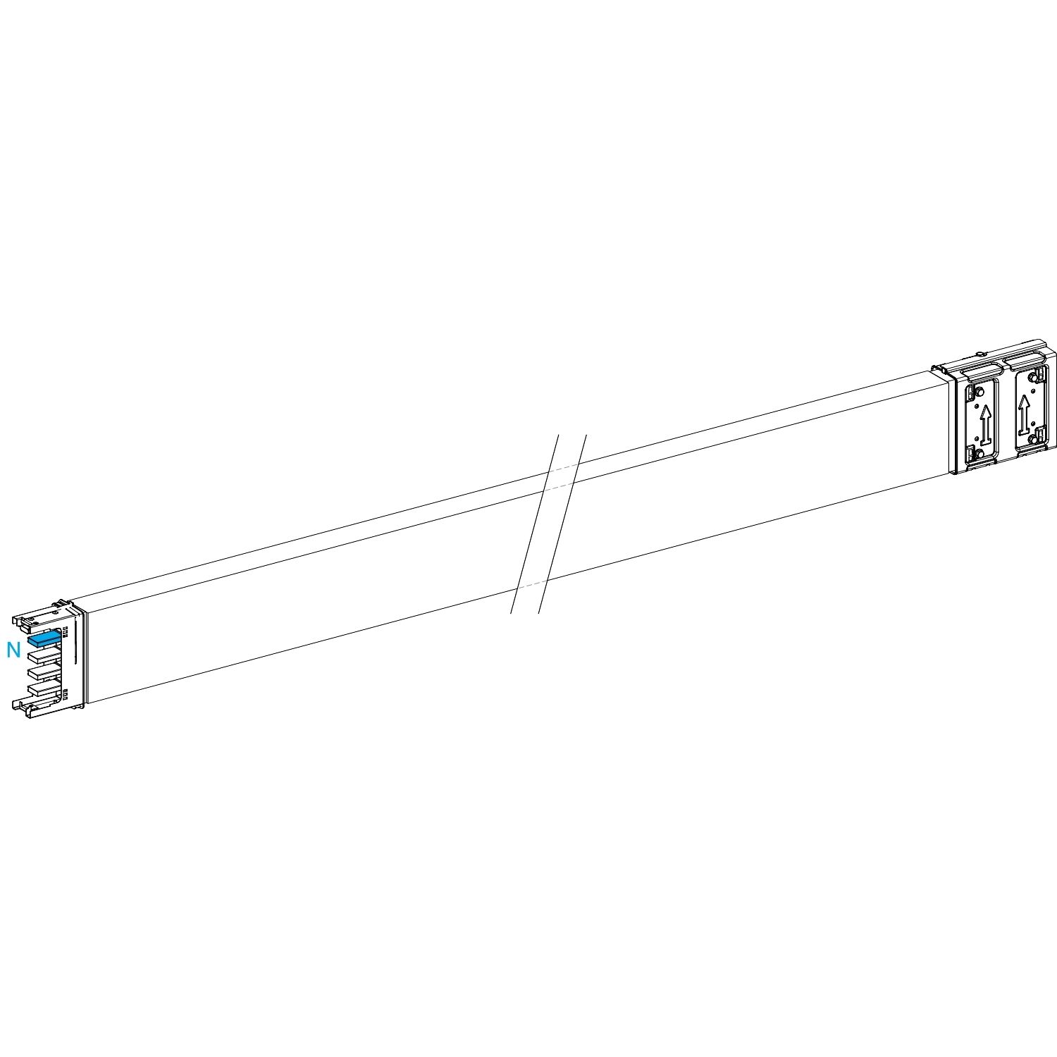 Schneider Electric Busbar Trunking, 250A, 3 m, Canalis Series
