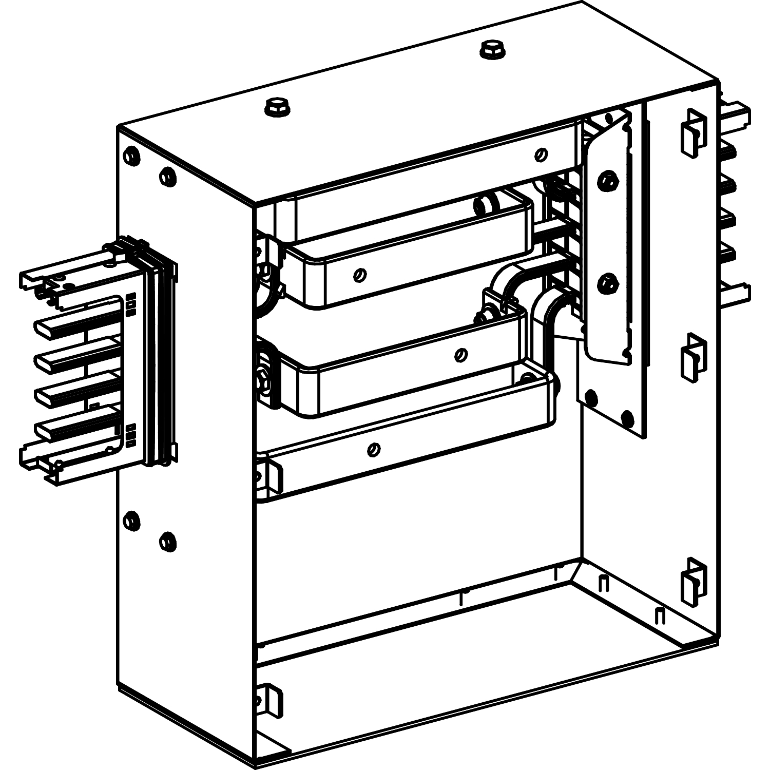 Schneider Electric Busbar Centre Feed Unit with Without Protection, Canalis Series