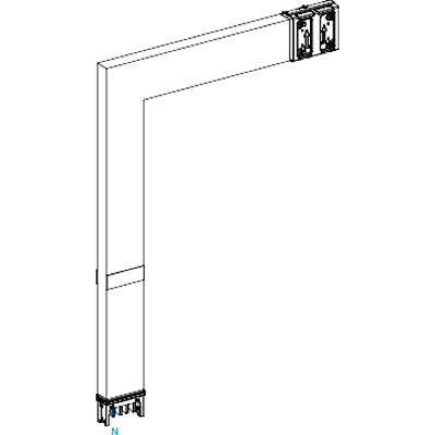 Schneider Electric Busbar Trunking, 400A, 750 mm, KSA400 Series