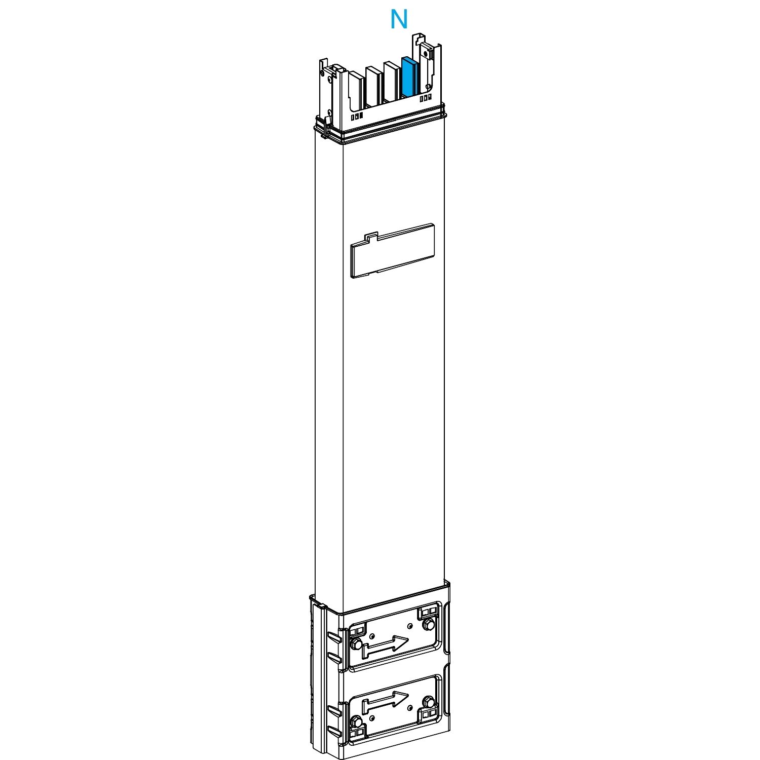 Schneider Electric Busbar Trunking, 400A, 800 mm, Canalis Series