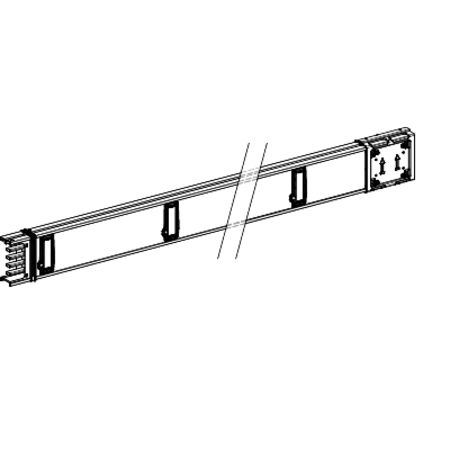 Schneider Electric Horizontal Distribution Busbar Trunking, 400A, 5 m, Canalis Series