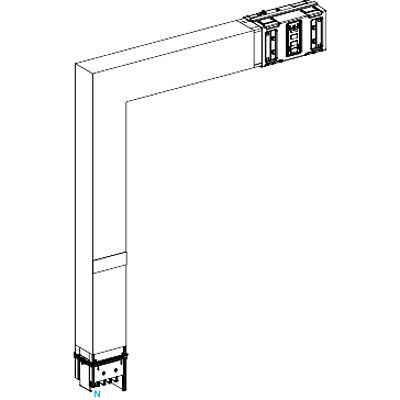 Schneider Electric Busbar Trunking, 630A, 1.2 m, KSA63 Series