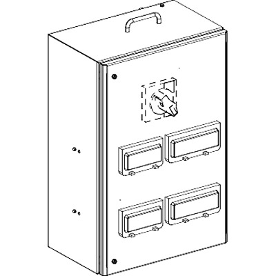 Schneider Electric Busbar Trunking, 250A, 632 mm, KSB Series