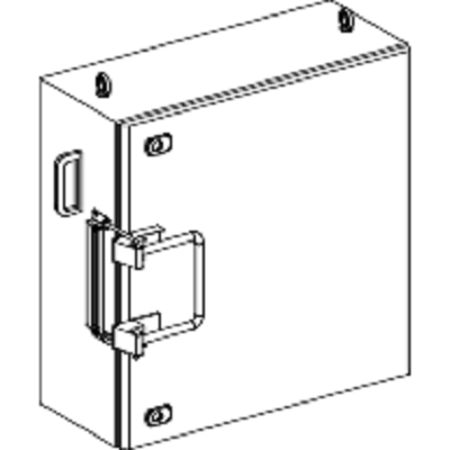Schneider Electric Canalis Series White RAL 9001 Metal Junction Box, IP55, 600mm 600 mm