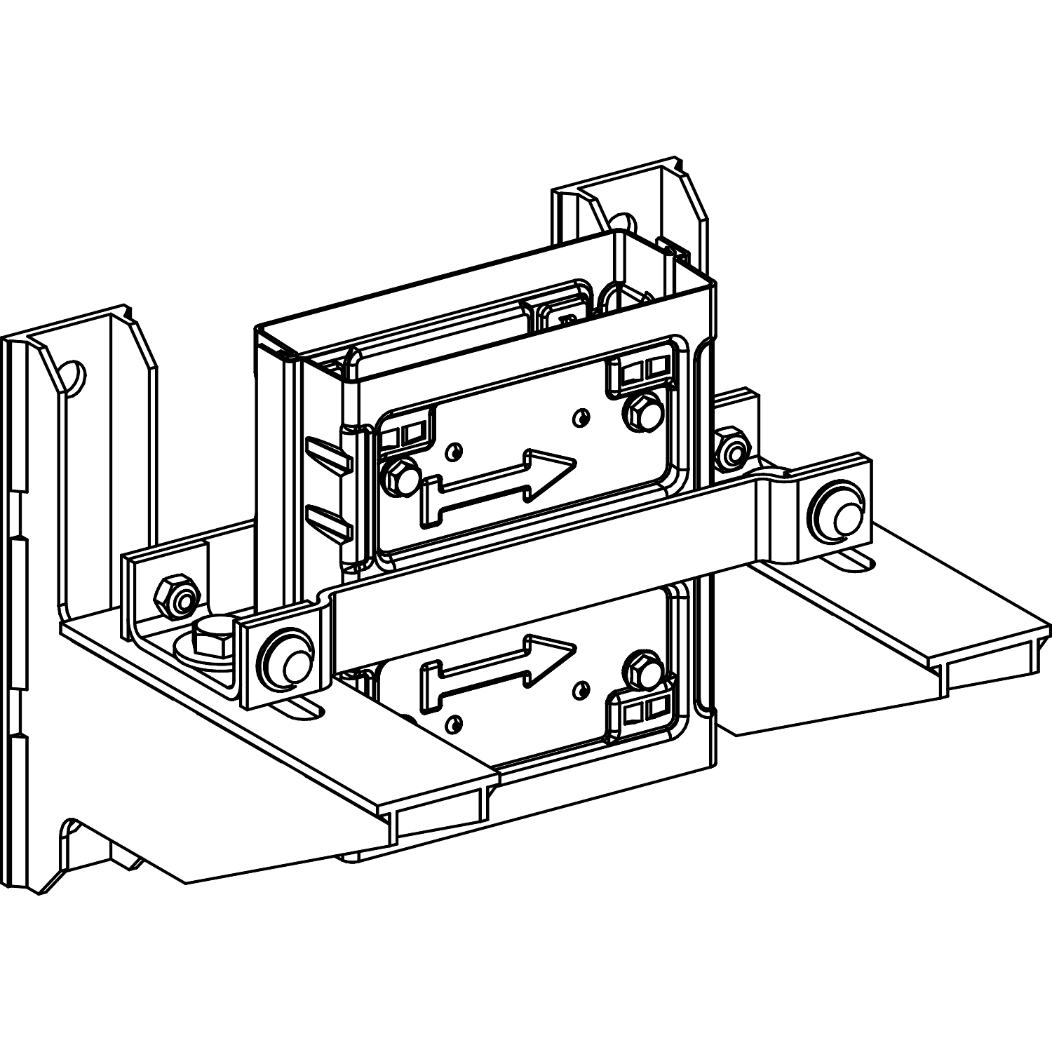 Schneider Electric Busbar Trunking Riser Fixing, Canalis Series