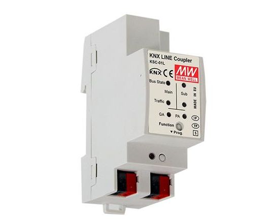 MEAN WELL KSC-01L Series 4-Contact Interface Module, DIN Rail, 10mA