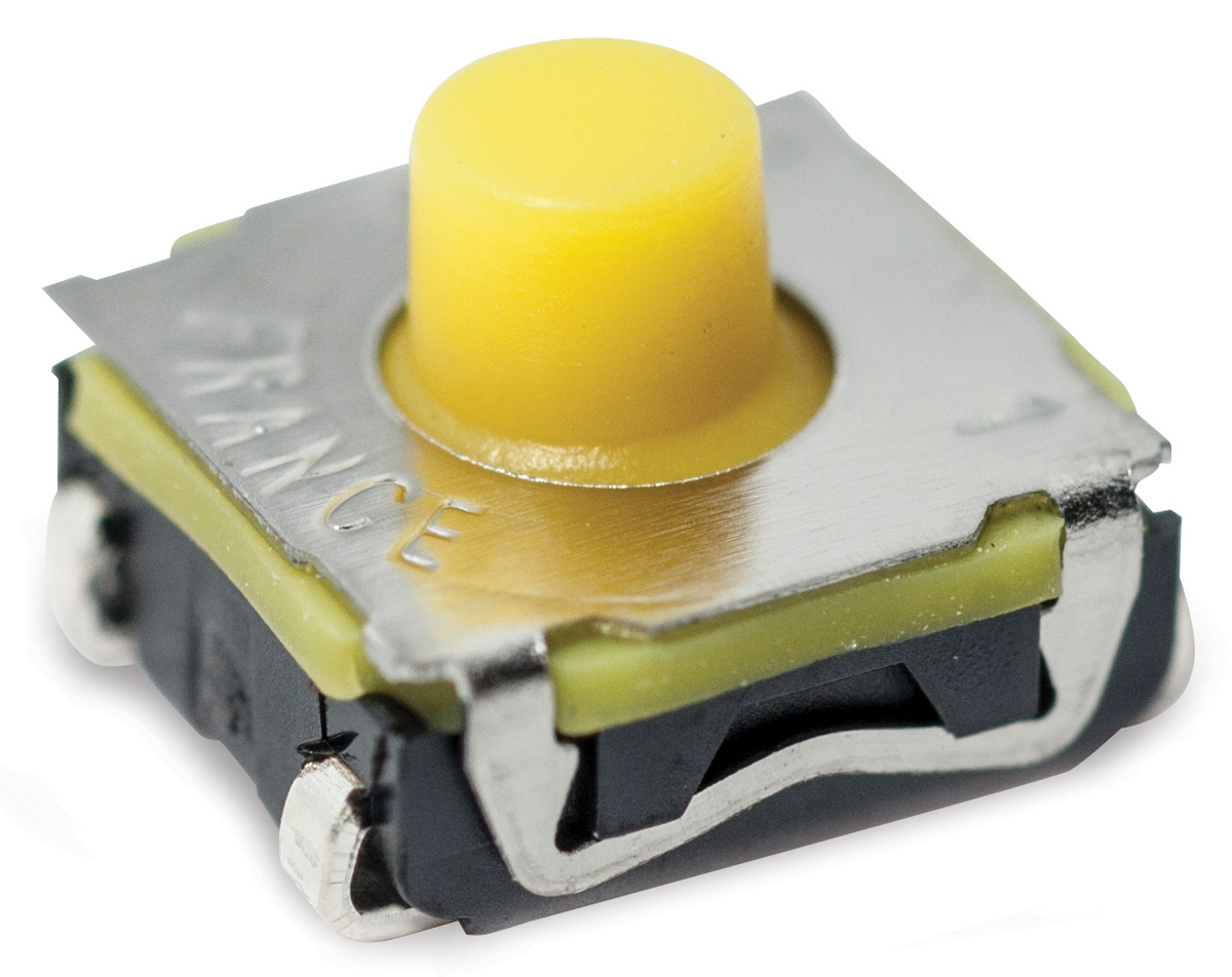 C & K IP67 Clear Tactile Switch Flush, SPST 50 mA 32 V dc, Surface