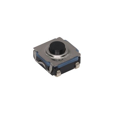 C & K IP67 Silver Tactile Switch Hard Actuator, 2.8 mm, SPST 50 mA 32 V dc, Surface