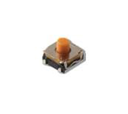 C & K IP67 Yellow Tactile Switch Button, SPST 50 mA 32 V dc, Surface