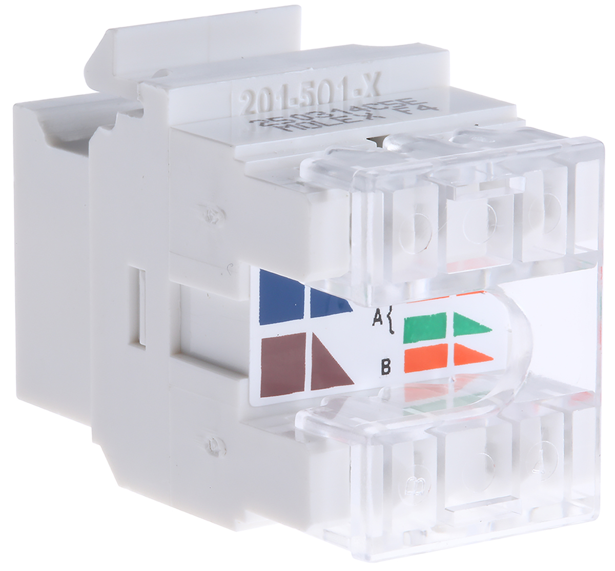 Molex Premise Networks KSJ Cat5e RJ45 8 Port Jack, UTP Shielding