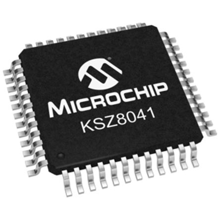 Microchip KSZ8041FTLI, Physical Layer Transceiver, 3.3 V 100 Mbps MII, RMII, SMII, 48-Pin 3.3V TQFP