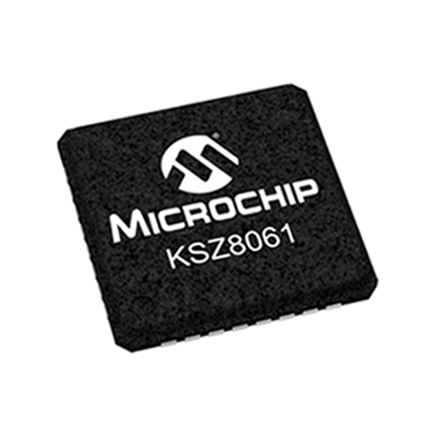 Microchip KSZ8061RNBW, Ethernet Transceiver, 3.3 V 100 Mbps RMII, 32-Pin 3.3V QFN