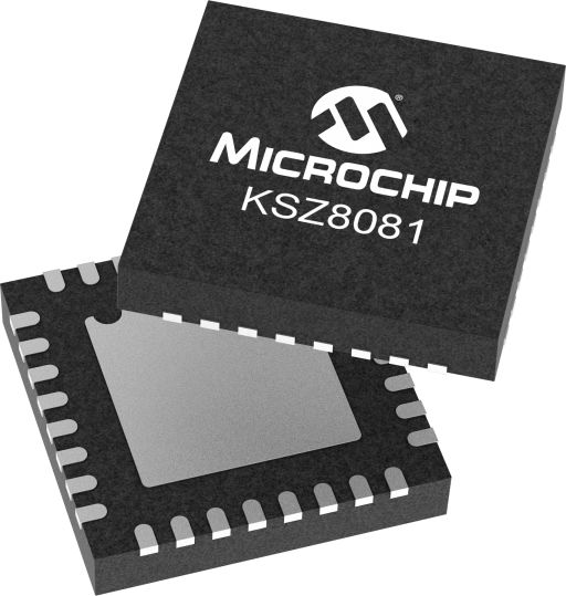 Microchip KSZ8081RNDIA-TR, Ethernet Transceiver, 1.2 V 100 Mbps, 48-Pin LQFP