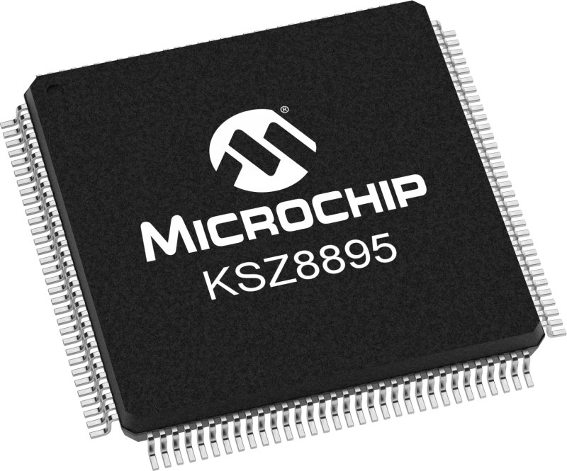 Microchip, Switch IC, 3.3 V 100 Mbps, 128-Pin LQFP