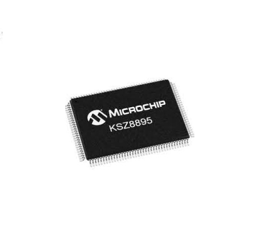 Microchip KSZ8895RQXI, Ethernet Switch IC, 1.14 V 100 Mbps RGMII, RMII, MII, 128-Pin 1.32V PQFP