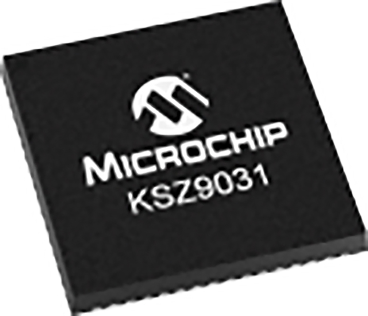 Microchip KSZ9031RNXIC, Ethernet Transceiver, 3.3 V RGMII, 48-Pin 3.3V QFN