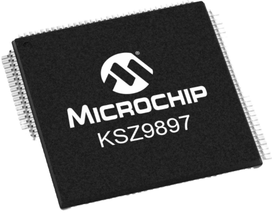 Microchip KSZ9897RTXI-TR, Ethernet Transceiver 1000 Mbps I2C, MII, RGMII, RMII, SPI, 128-Pin TQFP