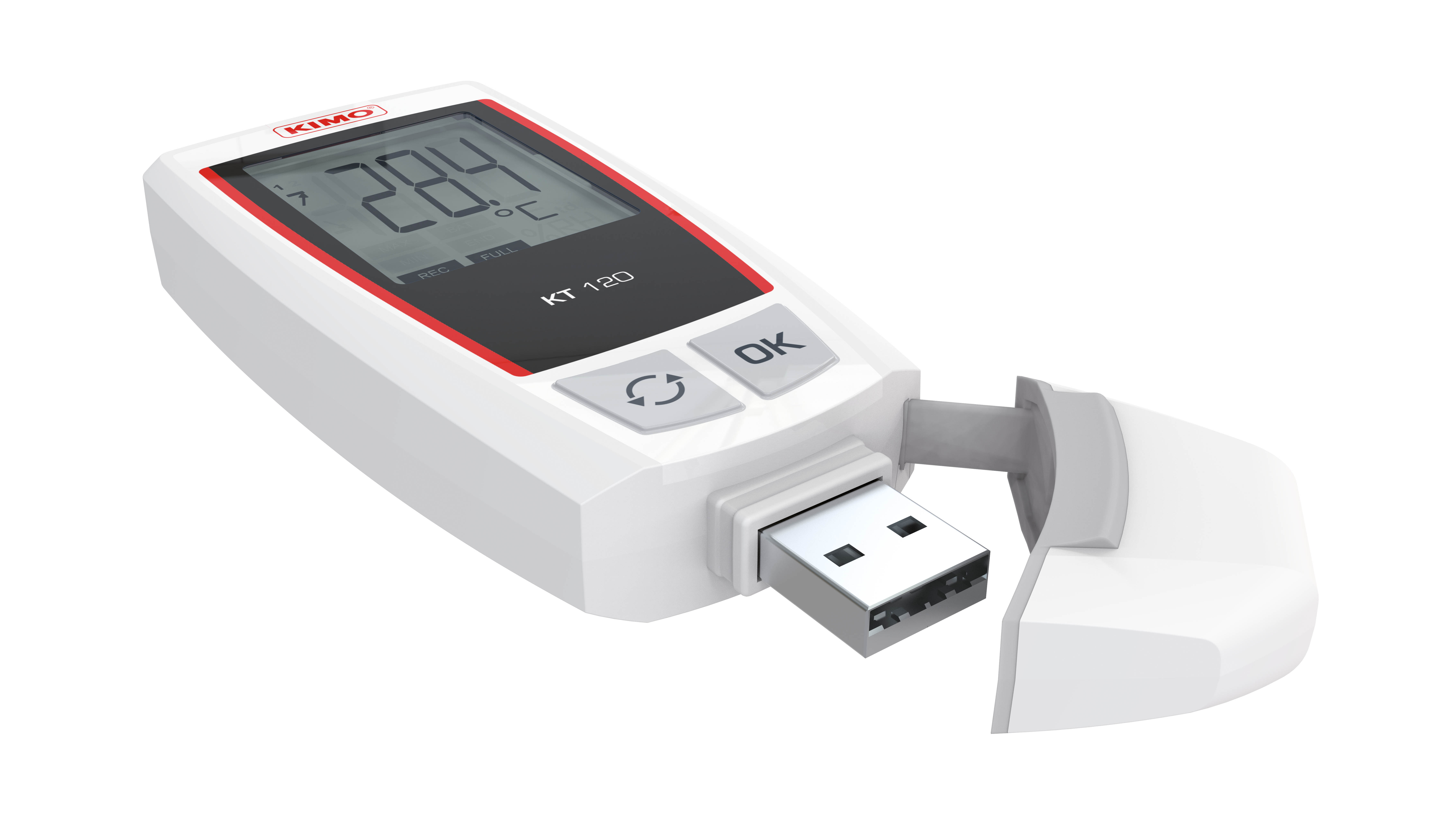 kt-120 KIMO KT-120 Temperature & Humidity Temperature Monitor, USB