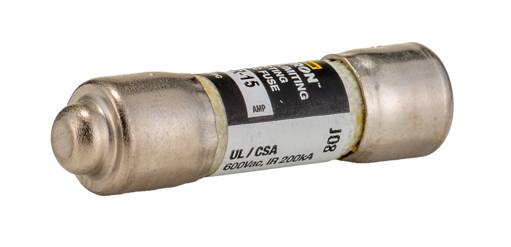 ktk-r-15 Eaton 15A F Melamine Cartridge Fuse, 10 x 38 mm