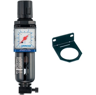 PREVOST ALTO Filter/Regulator (FR) Assembly, 12 μm, G 1/4, Automatic, 7 bar